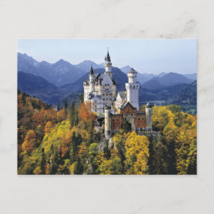The fanciful Neuschwanstein is one of three Postcard