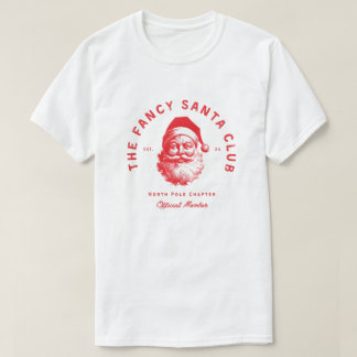 ‘The Fancy Santa Club’ - Christmas Art Print  T-Shirt