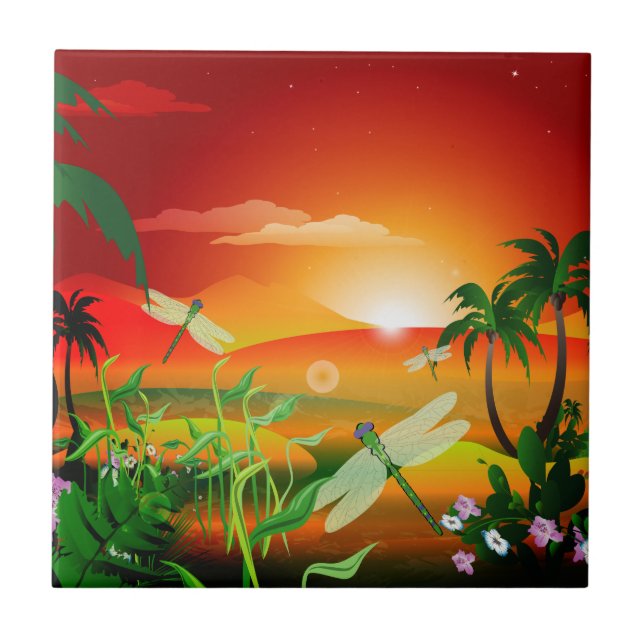 The fantasy world tile (Front)