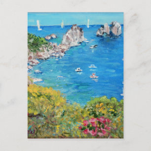 The Faraglioni Rocks - Postcard