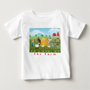 The Farm and Farm Animals   Baby T-Shirt