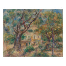 The Farm at Les Collettes, Cagnes Auguste Renoir