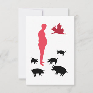 The Farm Happy Meal Vegeterian Postcard