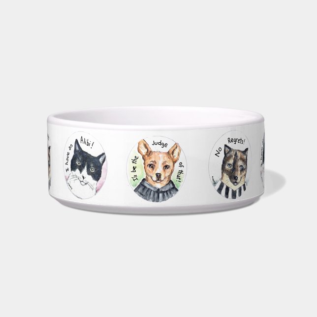 The Farm Trio Ceramic Pet Bowl (Front)