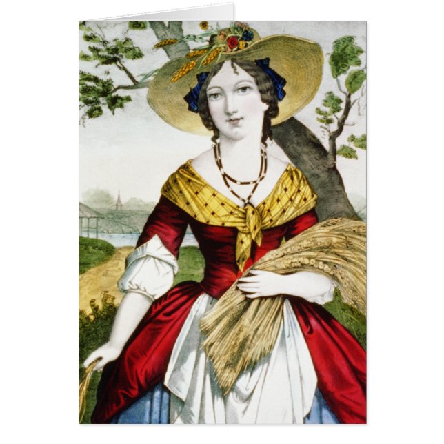 The Farmer's Daughter - Vintage Fine Art (Front)