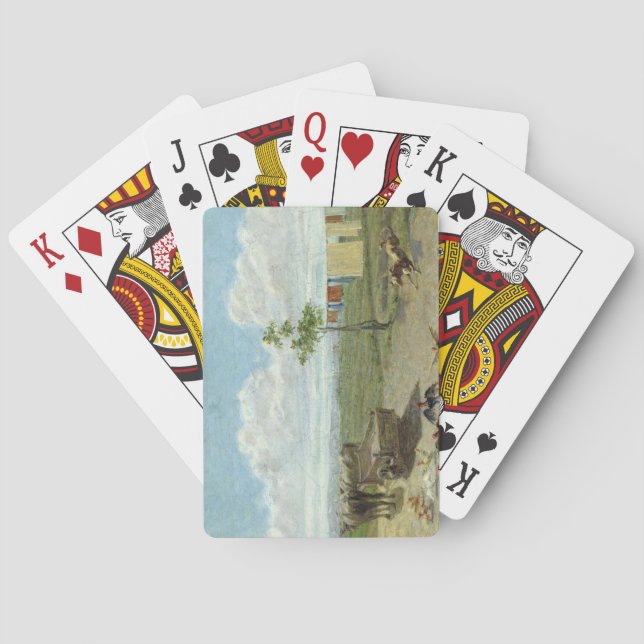 The Farmyard (oil on canvas) Playing Cards (Back)