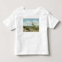 The Farmyard (oil on canvas)