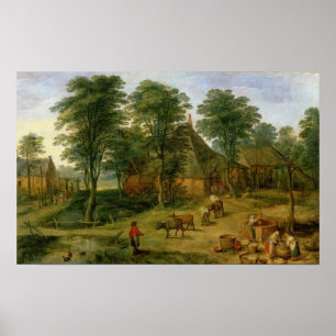 The Farmyard Poster