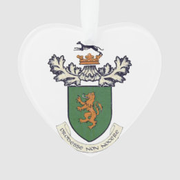The Farrell Clan of Ireland coat of arms & tartan Ornament
