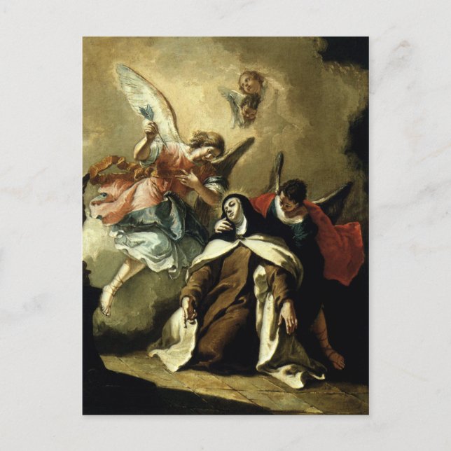 The Fascination of St Therese - Fontebasso Postcard (Front)