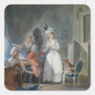 The Fashion Seller Square Sticker