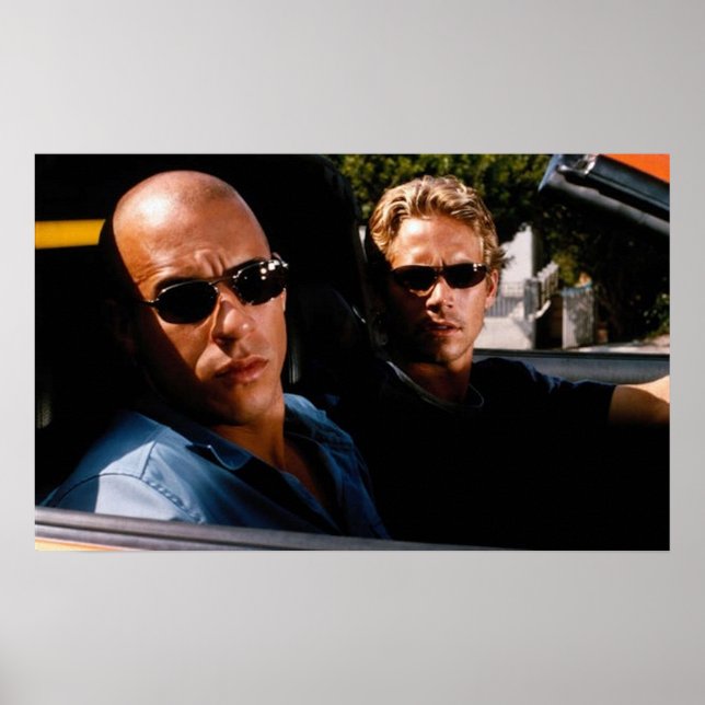 The Fast and the furious Poster (Front)