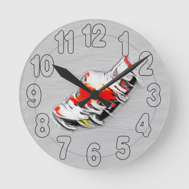 The Faster Driver Round Clock (Front)