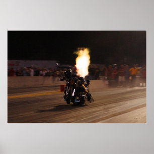 "THE FASTEST DRAG BIKE ON THE PLANET" 250.97 MPH POSTER