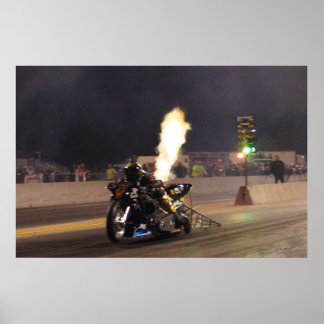 "THE FASTEST DRAG BIKE ON THE PLANET" 250.97 MPH POSTER