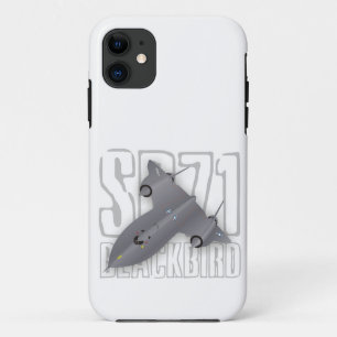 The fastest supersonic spy plane: SR-71 Blackbird iPhone 11 Case