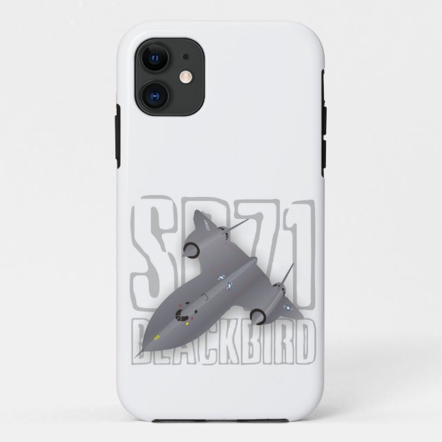 The fastest supersonic spy plane: SR-71 Blackbird Case-Mate iPhone Case (Back)