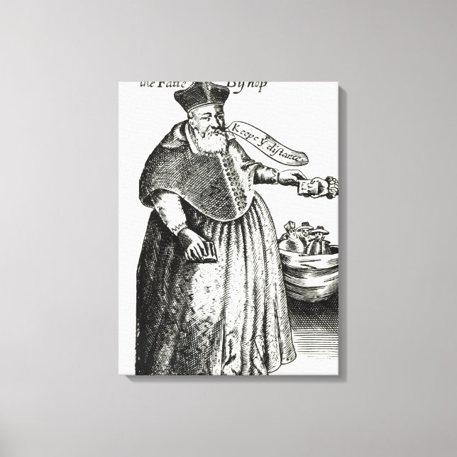 The Fat Bishop Canvas Print (Front)