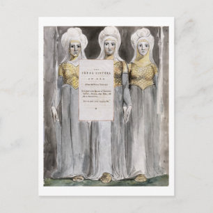 The Fatal Sisters, design 67 from 'The Poems of Th Postcard