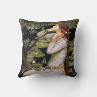 The Fate of Ophelia Customizable Text  Throw Pillow