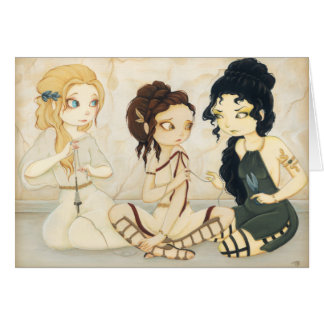 The Fates- Greek mythology card