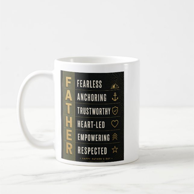 The Father Standard (Blank Inside) Coffee Mug (Left)