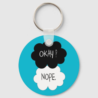 The Fault In Our Stars Okay Parody Keychain
