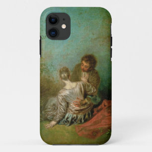 The Faux Pas, c.1717 (oil on canvas) iPhone 11 Case