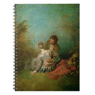 The Faux Pas, c.1717 (oil on canvas) Notebook