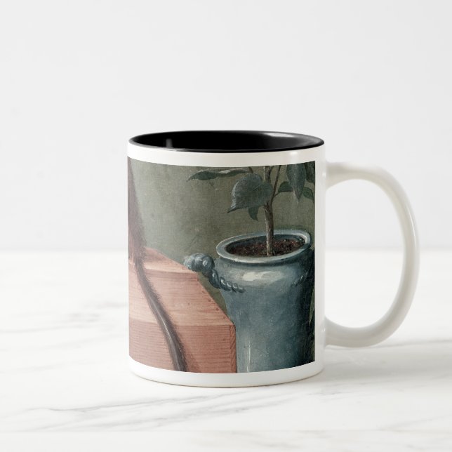The Favourite Monkey of Carl Linnaeus Two-Tone Coffee Mug (Right)