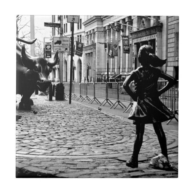 The Fearless Girl Tile (Front)