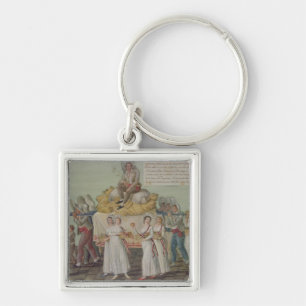 The Feast of Agriculture in 1796 at Paris Keychain
