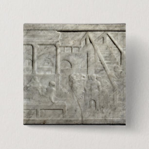 The Feast of Herod 2 Inch Square Button