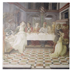 The Feast of Herod (fresco) (see also 60432) Tile