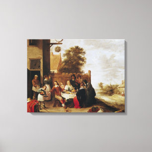 The Feast of the Prodigal Son, 1644 Canvas Print