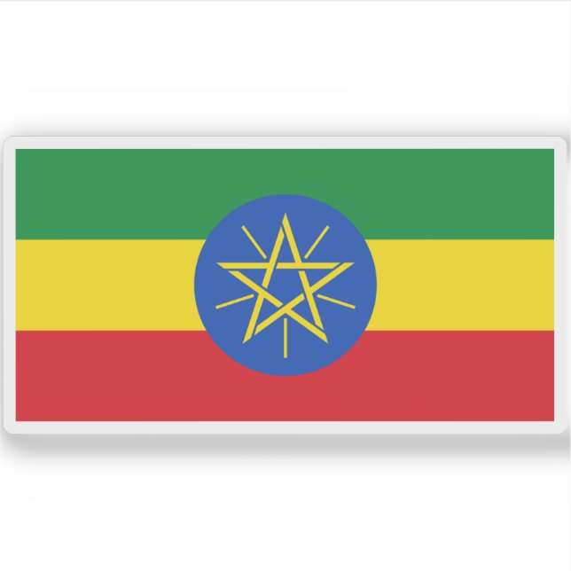 The Federal Democratic Republic of Ethiopia flag (Front)