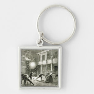 The Federals shelling the City of Charleston Keychain