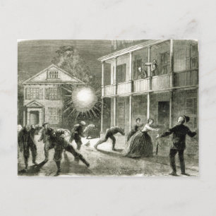The Federals shelling the City of Charleston Postcard