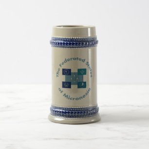 The Federated States of Micronesia Beer Stein