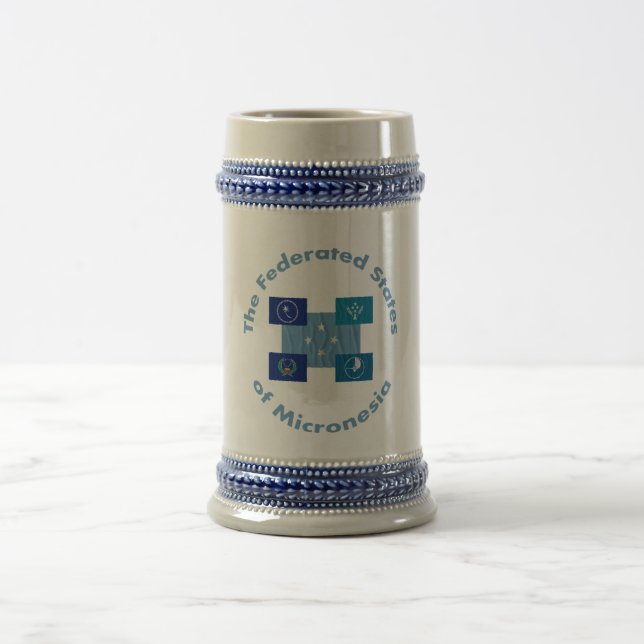 The Federated States of Micronesia Beer Stein (Center)