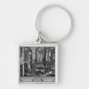 The Fellow 'Prentices at their Looms Keychain