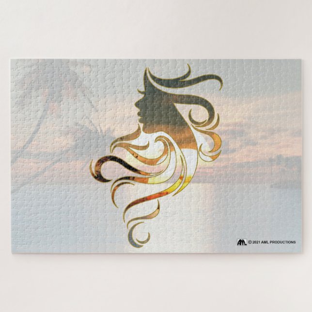 The Female Face 11 PARADISE Jigsaw Puzzle (Horizontal)