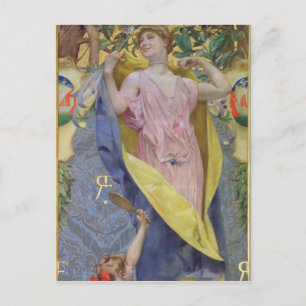 The Feminine Toilet (panel) Postcard