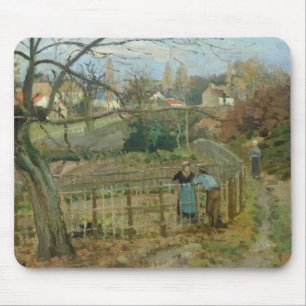 The Fence, 1872 (oil on canvas) Mouse Pad