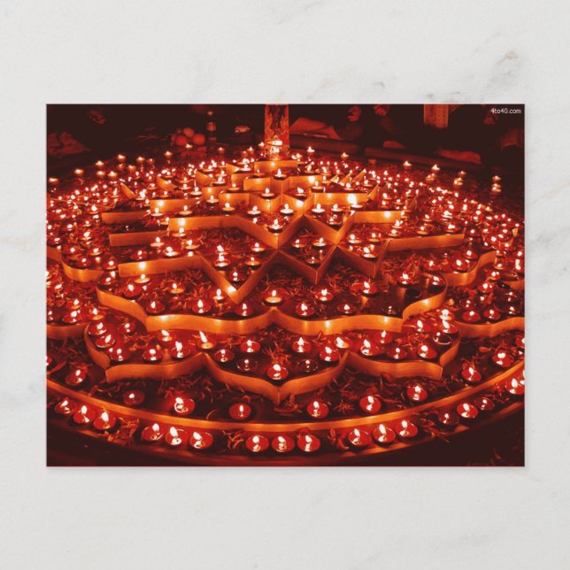 The Festival of Lights in India Postcard (Front)