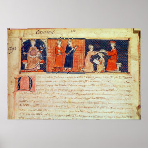 The feudal lord preaching his sermon poster