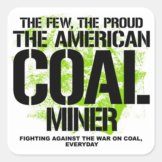 THE FEW SQUARE STICKER (Front)