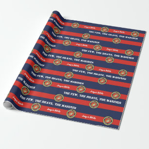The Few, The Brave The Marines Wrapping Paper