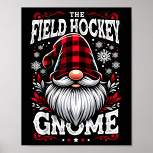 The Field Hockey Gnome Matching Family Christmas P Poster