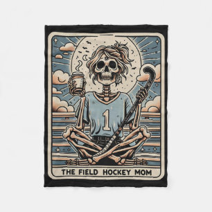 The Field Hockey Mom Tarrot Card  Fleece Blanket